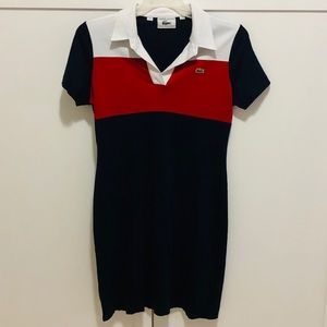 Navy Blue Lacoste T-Shirt Dress